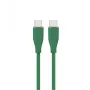GEMBIRD USB USB-C Power Delivery (PD) 60W laadimis- ja andmeside silikoonkaabel, 1,5 m, keskööroheline