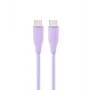 GEMBIRD USB USB-C toiteedastus (PD) 60W laadimis- ja andmeedastuskaabel, silikoonist, 1,5 m, violetne