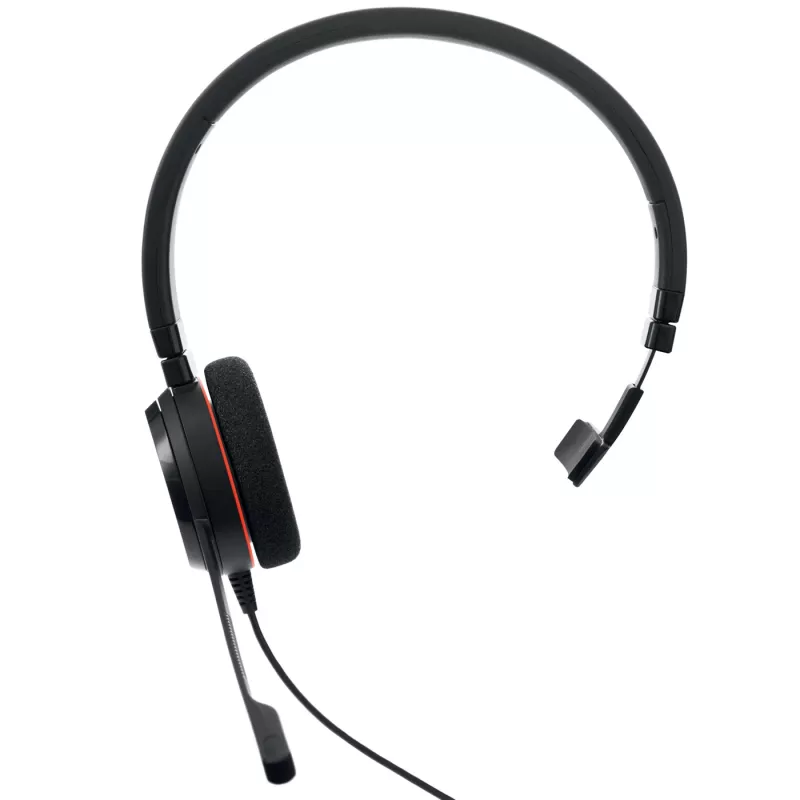 Jabra Evolve 20 Peakomplekt Juhtmega Peavõru Kontor/Kõnekeskus USB USB-C / USB Type-A Must