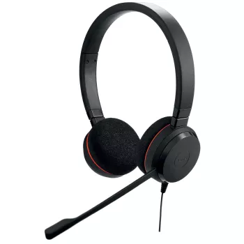 Jabra Evolve 20 peakomplekt Juhtmega üle pea Peakomplekt kontori/kõnekeskuse jaoks USB USB-C / USB Type-A Must