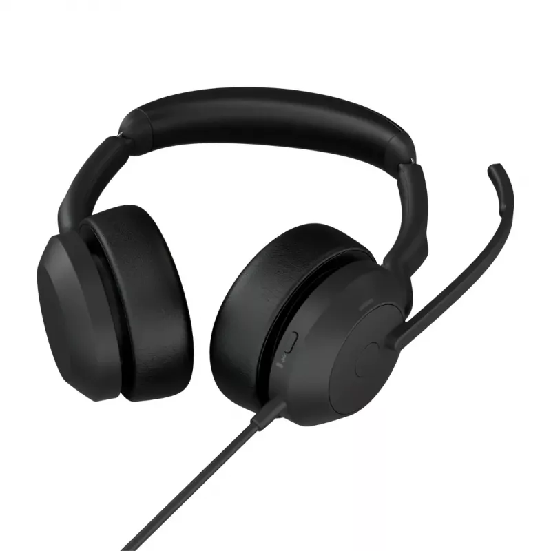 Jabra Evolve2 50 peakomplekt Juhtmega ühendatav Peavõru Kontor/Kõnekeskus USB USB-C / USB Type-A Bluetooth Must