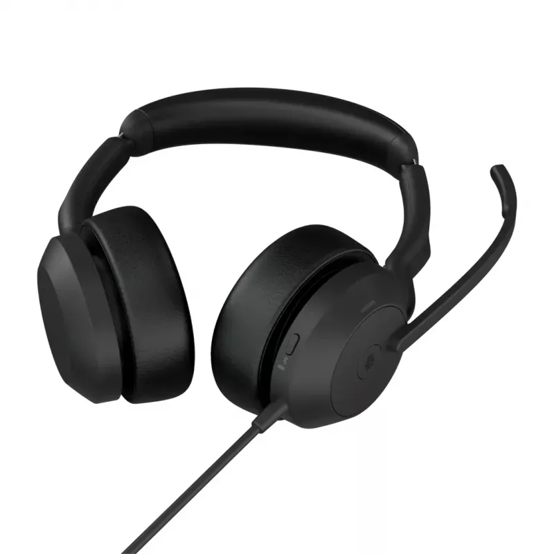Jabra Evolve2 50 peakomplekt juhtmega peakinnitus kontor/kõnekeskus USB USB-C / USB Type-A Bluetooth must