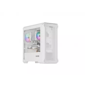 GENESIS Irid 503 Mini Tower Transparent, Valge