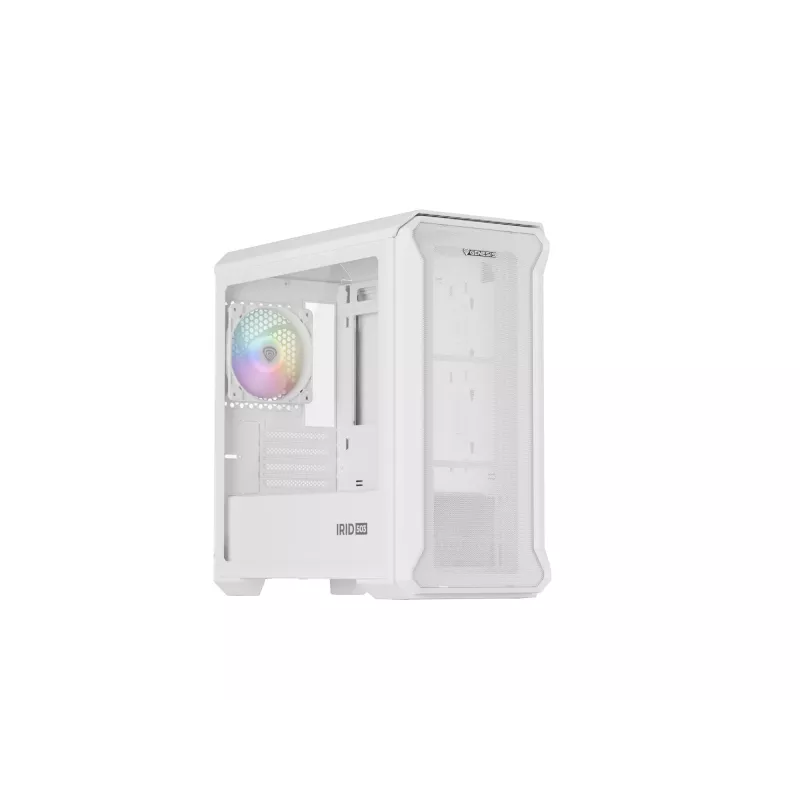 GENESIS Irid 503 Mini Tower Transparent, Valge