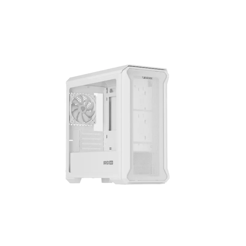 GENESIS Irid 503 Mini Tower Transparent, Valge