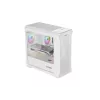 GENESIS Irid 503 Mini Tower Transparent, Valge
