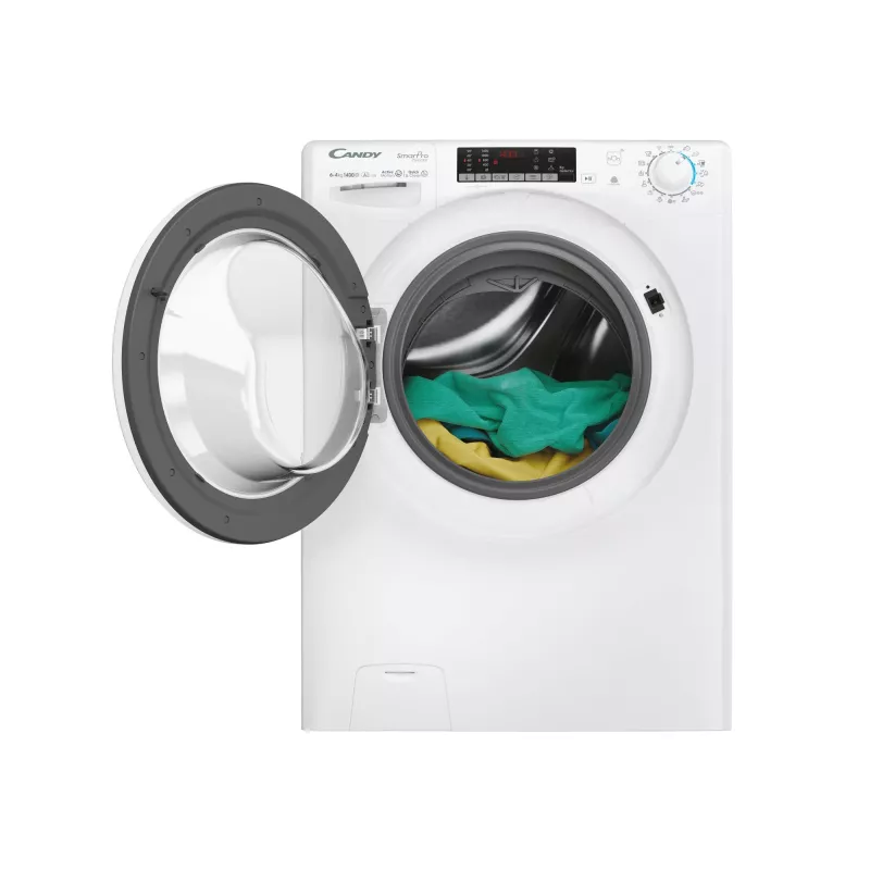 Candy Smart Pro COW 4644TWM6/1-S pesumasin-kuivati Eraldiseisev Eestlaetav Valge