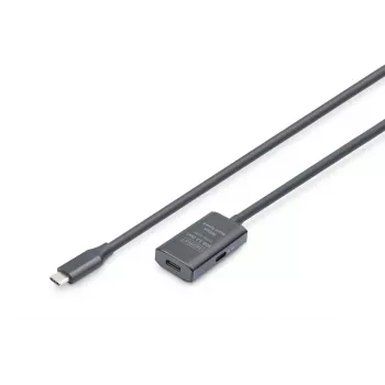 DIGITUS Active USB-C Extension kaabel - 5G USB 3.2 Gen1 USB-C - USB-C (M/F) - 5m