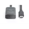 DIGITUS Active USB-C Extension kaabel - 5G USB 3.2 Gen1 USB-C - USB-C (M/F) - 5m