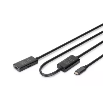 DIGITUS aktiivne USB-C pikenduskaabel - 5G USB 3.2 Gen1 USB-C - USB-C (M/F) - 10 m