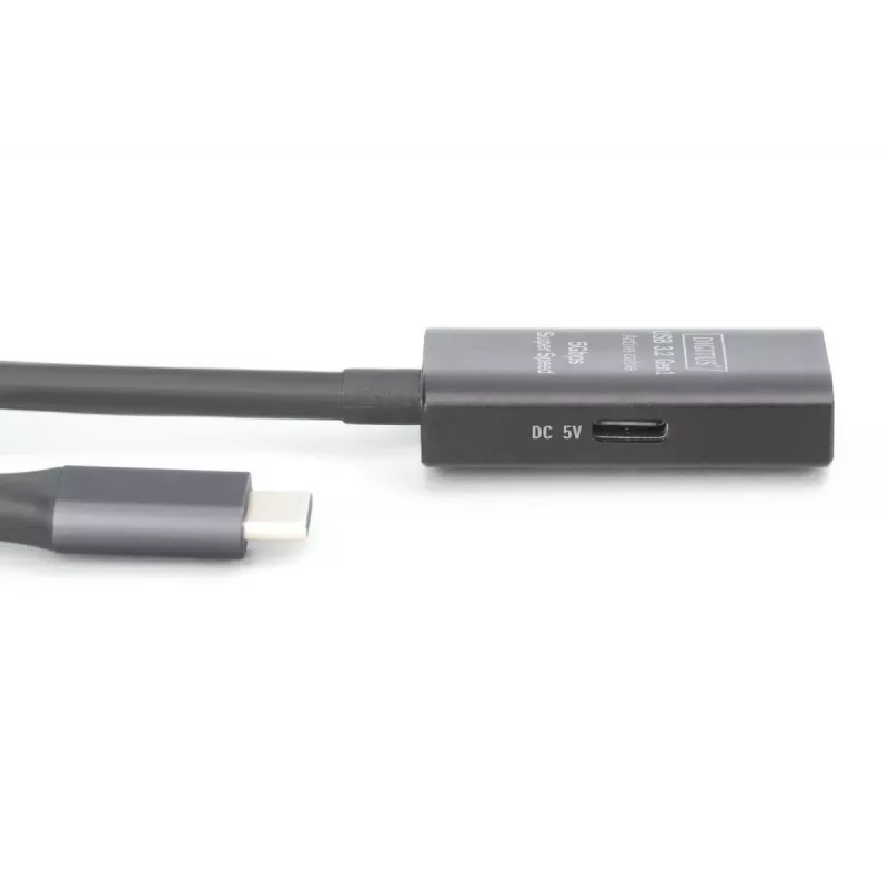 DIGITUS aktiivne USB-C pikenduskaabel - 5G USB 3.2 Gen1 USB-C - USB-C (M/F) - 10 m