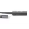 DIGITUS Active USB-C pikenduskaabel - 5G USB 3.2 Gen1 USB-C - USB-A (M/F) - 10 m