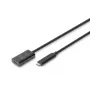 DIGITUS Active USB-C pikenduskaabel - 10G USB 3.2 Gen2 USB-C - USB-C (M/F) - 5m