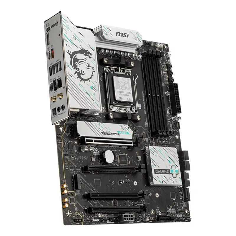 Emaplaat MSI B850 GAMING PLUS WIFI ATX — AMD B850, Socket AM5, DDR5, 4x DIMM, Wi‑Fi 7, 5Gb LAN, 3x M.2, HDMI 2.1