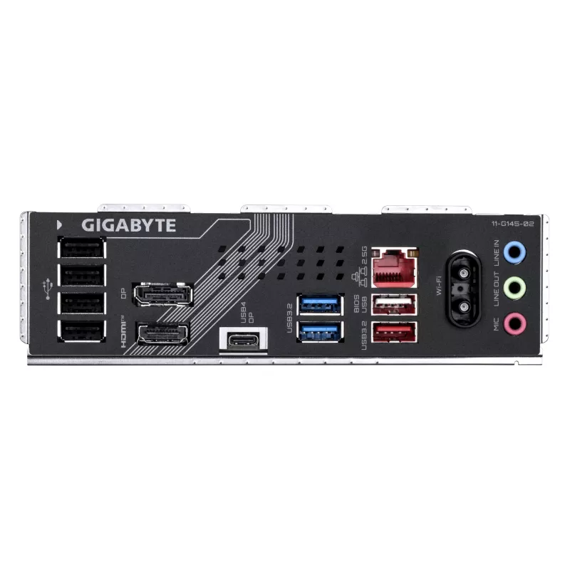 GIGABYTE B860 GAMING X WIFI6E emaplaat - Intel Core Ultra seeria protsessoritele, 12+1+2+1 faasi VRM, kuni 9066MHz DDR5, 1xPCIe 5.0 + 2xPCIe 4.0 M.2, 2.5GbE LAN, WIFI 6E, USB4