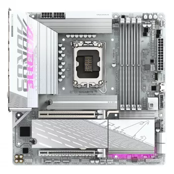 Emaplaat GIGABYTE B860M AORUS ELITE WF6E ICE, Intel Core Ultra, LGA 1851, Micro ATX