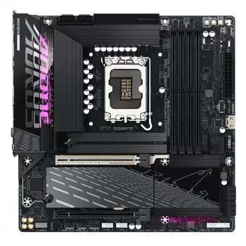 GIGABYTE B860M AORUS ELITE WIFI6E emaplaat – Intel Core Ultra seeria protsessoritele, 12+1+2+1 faasi VRM, kuni 9200 MHz DDR5, 1xPCIe 5.0 + 2xPCIe 4.0 M.2, 2.5GbE LAN, WIFI 6E, Thunderbolt