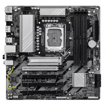 GIGABYTE B860M DS3H WIFI6E emaplaat – Inteli Core Ultra seeria protsessoritele, 5+1+2+1 faasi VRM, kuni 9066 MHz DDR5, 1xPCIe 5.0 + 1xPCIe 4.0 M.2, 2.5GbE LAN, WIFI 6E, USB 3.2 Gen 2
