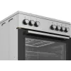 Beko FBE62130GXDN pliit Vabaltseisev pliit Elektriline Gaas Must