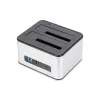 DIGITUS SATA dokkimisjaam USB 3.0 – 2 pordiga 2,5-tollise/3,5-tollise SSD/HDD kloonimisfunktsioon