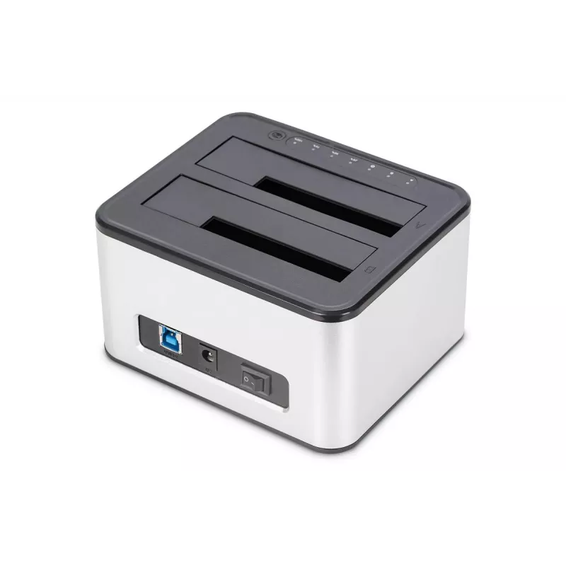 DIGITUS SATA dokkimisjaam USB 3.0 – 2 pordiga 2,5-tollise/3,5-tollise SSD/HDD kloonimisfunktsioon