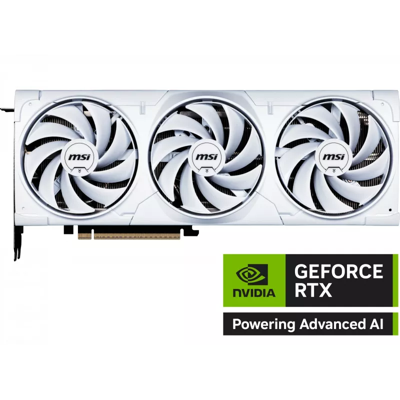 Graafikakaart MSI GeForce RTX 5080 16GB GDDR7, PCIe 5.0, 256-bit, 303 mm, 360W, 3xDP 1xHDMI, valge