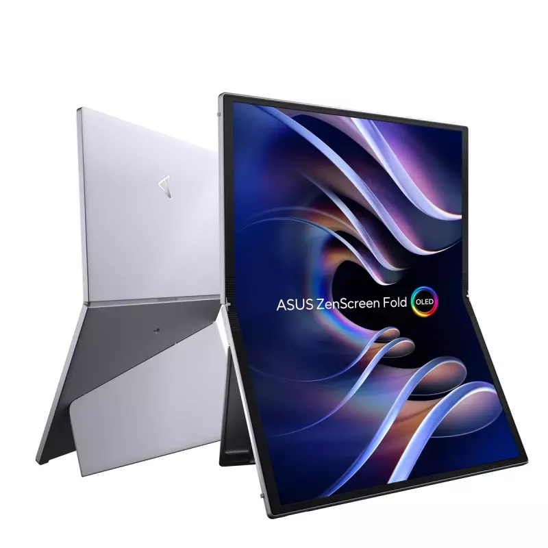 ASUS ZenScreen Fold OLED MQ17QH arvutimonitor 43,9 cm (17,3 tolli) 2560 x 1920 pikslit Quad HD Hõbedane