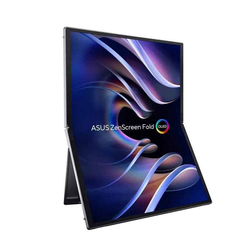 ASUS ZenScreen Fold OLED MQ17QH arvutimonitor 43,9 cm (17,3 tolli) 2560 x 1920 pikslit Quad HD Hõbedane