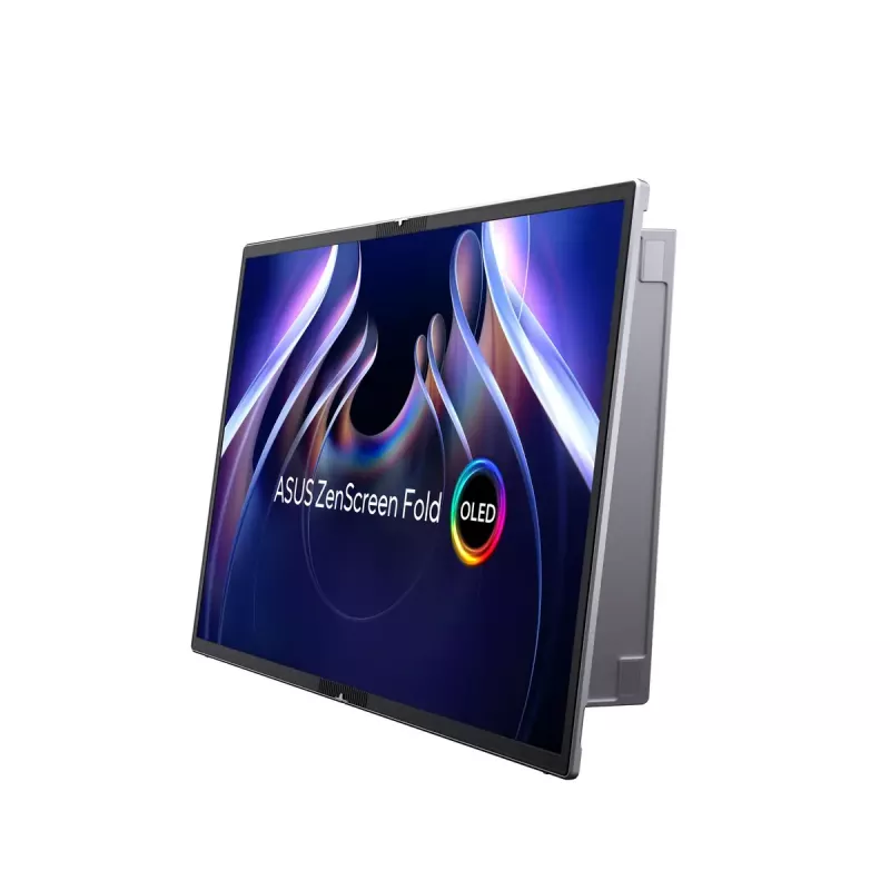 ASUS ZenScreen Fold OLED MQ17QH arvutimonitor 43,9 cm (17,3 tolli) 2560 x 1920 pikslit Quad HD Hõbedane