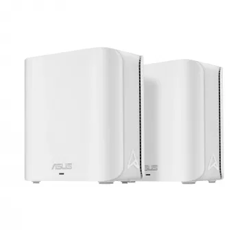 ASUS ZenWiFi BD4 (2-pakk EU+UK) Kaheriba (2,4 GHz / 5 GHz) Wi-Fi 7 (802.11be) Valge Sisemine
