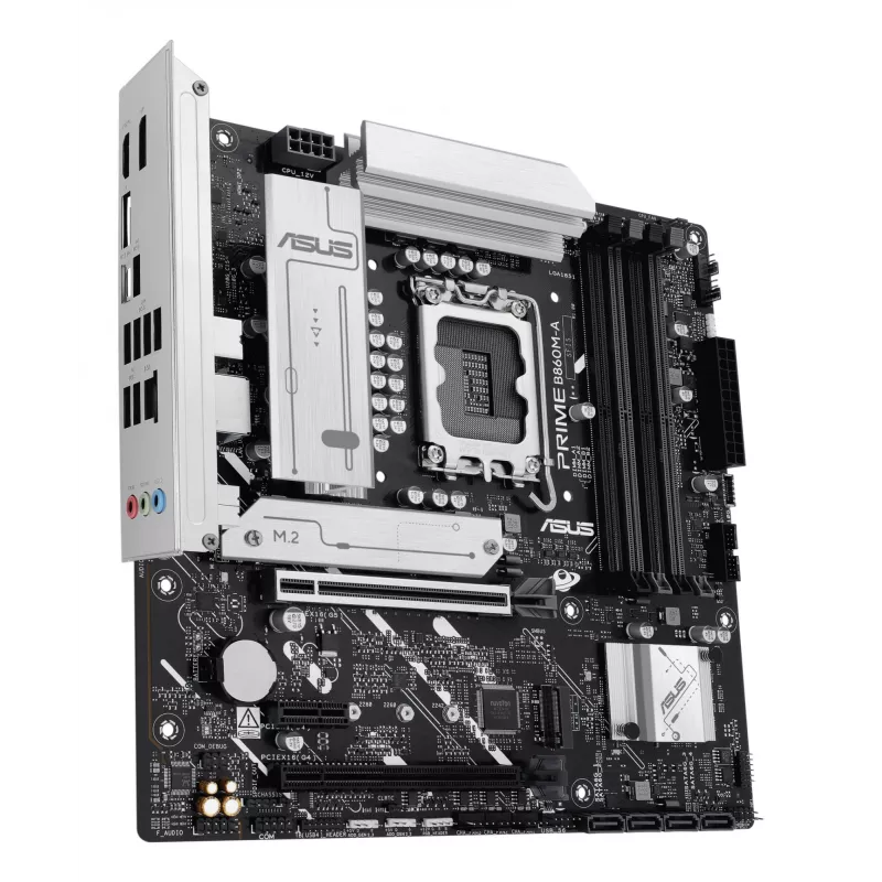Emaplaat ASUS PRIME B860M-A-CSM — Intel B860, LGA 1851, mikro-ATX, DDR5, 4 DIMM-i, 256 GB, 2,5 Gb Ethernet, 4x SATA III, M.2, 1x PCIe x16