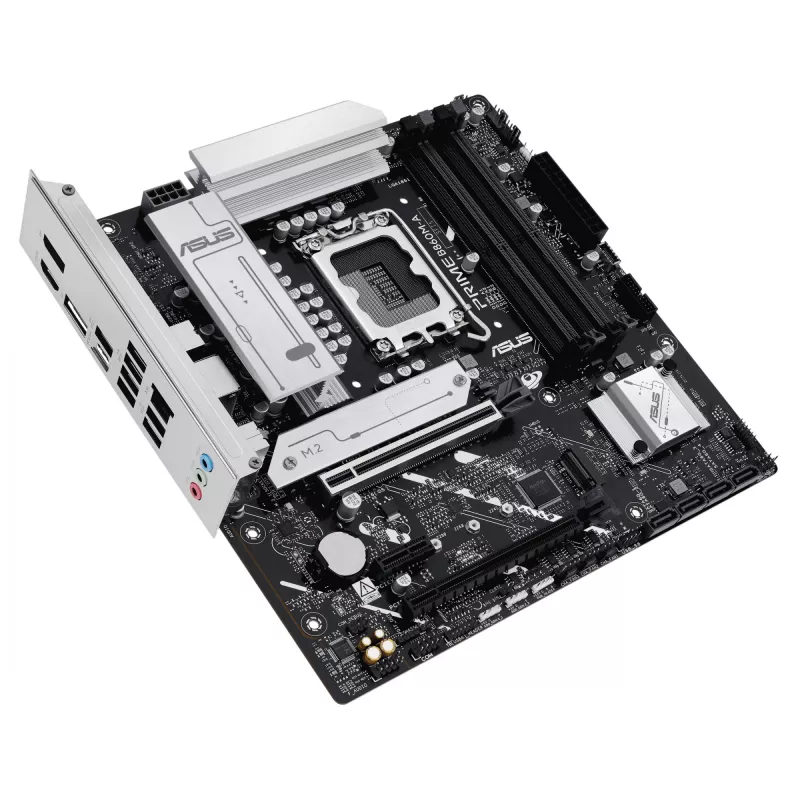 Emaplaat ASUS PRIME B860M-A-CSM — Intel B860, LGA 1851, mikro-ATX, DDR5, 4 DIMM-i, 256 GB, 2,5 Gb Ethernet, 4x SATA III, M.2, 1x PCIe x16