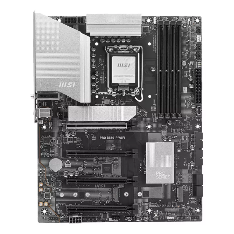 MSI PRO B860-P WIFI emaplaat Intel B860 LGA 1851 (Socket V1) ATX