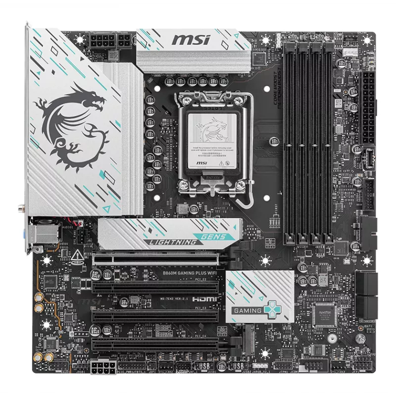 MSI B860M GAMING PLUS WIFI emaplaat Intel B860 LGA 1851 (Socket V1) micro ATX