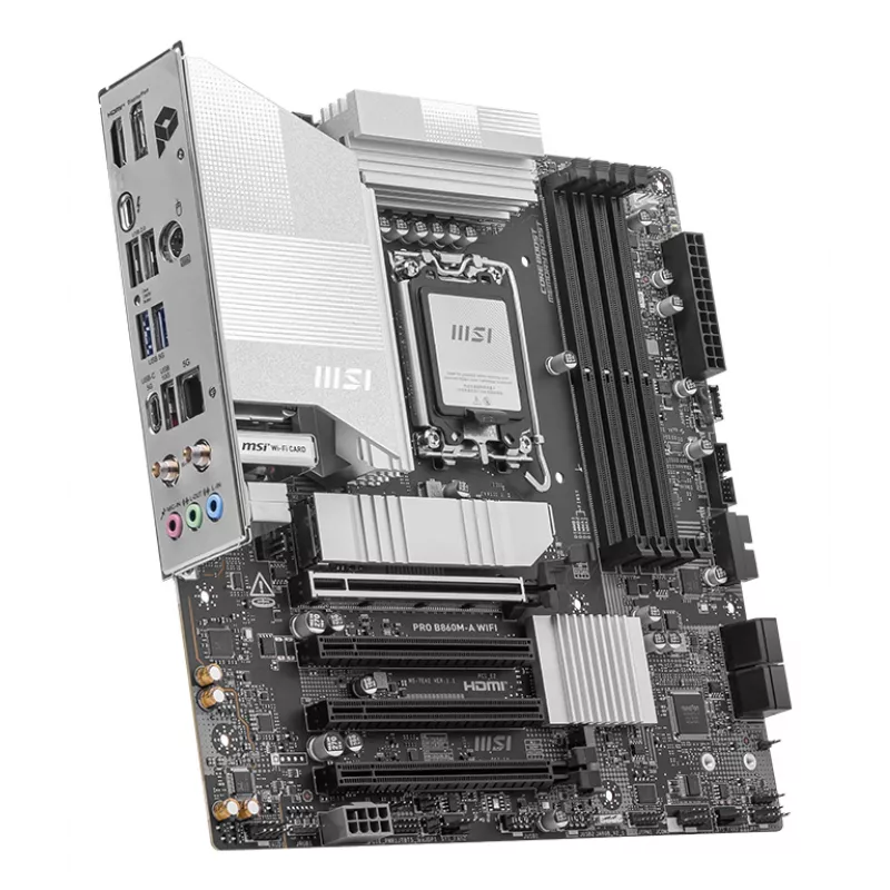 MSI PRO B860M-A WIFI emaplaat Intel B860 LGA 1851 (Socket V1) micro ATX