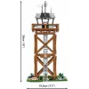 Ehitusmänguasjade komplekt Cobi Blocks Control Tower 664 osa mudel COBI-3125