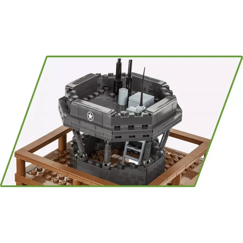 Ehitusmänguasjade komplekt Cobi Blocks Control Tower 664 osa mudel COBI-3125