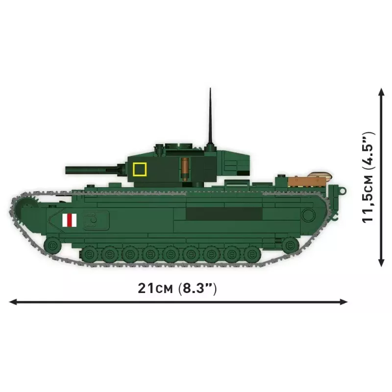 Cobi Blocks Mark IV Churchill ehituskomplekt, 668 osa (COBI-3128)