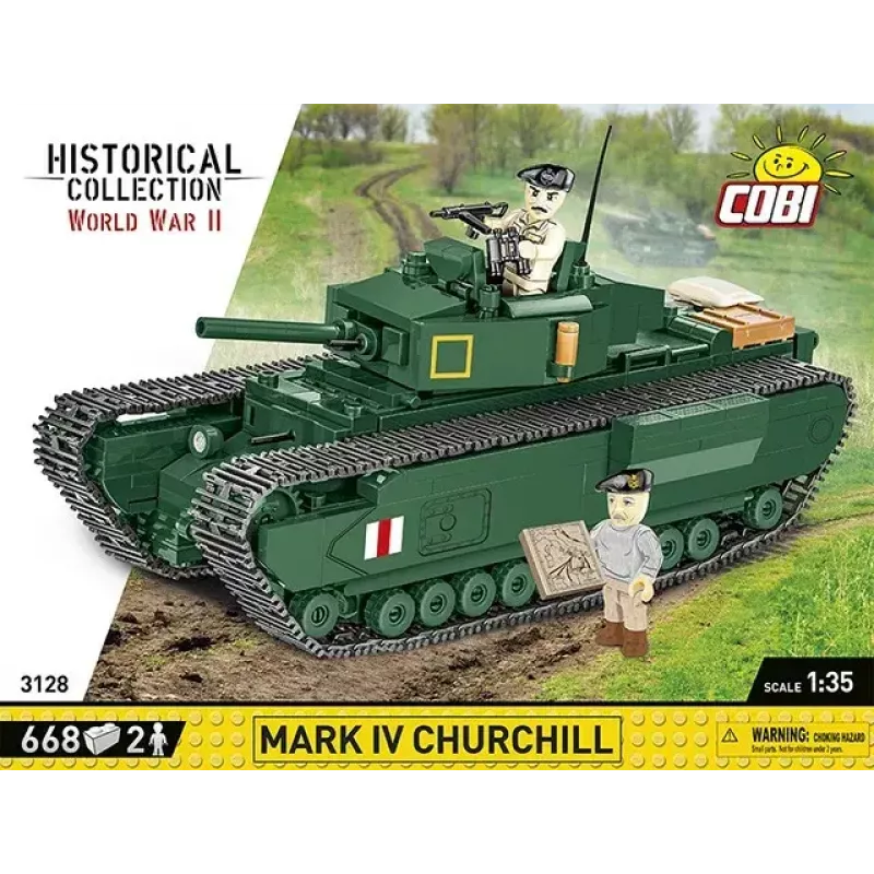 Cobi Blocks Mark IV Churchill ehituskomplekt, 668 osa (COBI-3128)