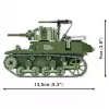 Ehitusklotside komplekt Cobi Blocks M3 Stuart, 511 tk, ühildub teiste kaubamärkidega