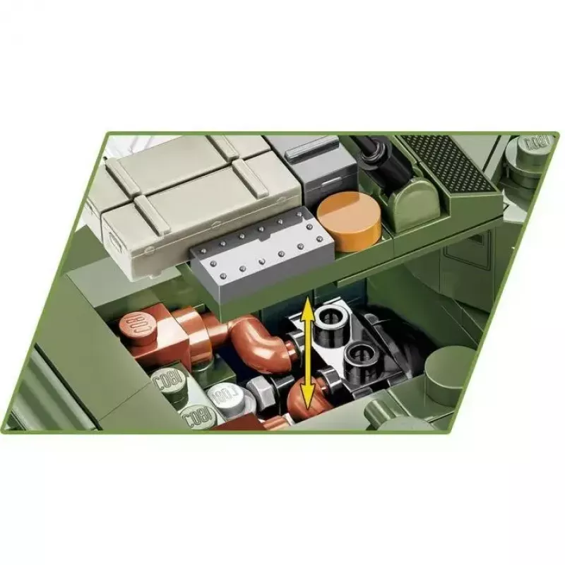 Ehitusklotside komplekt Cobi Blocks M3 Stuart, 511 tk, ühildub teiste kaubamärkidega