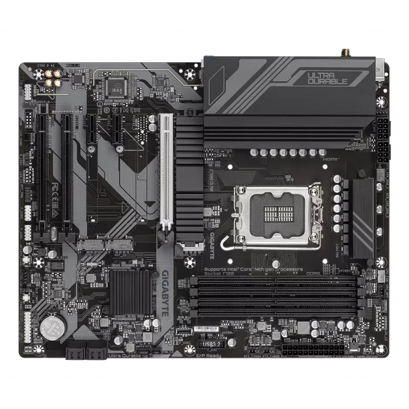 Emaplaat GIGABYTE Z790 D AX ATX — Intel LGA1700, Z790, DDR5, 4×DIMM, Wi‑Fi 6E, 2.5Gb LAN