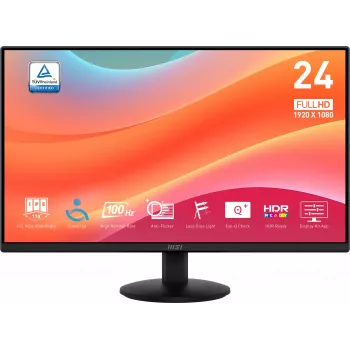 MSI Pro MP242L arvutimonitor 60,5 cm (23,8 tolli) 1920 x 1080 pikslit Full HD LCD must