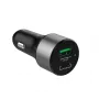 Auto laadija Crong CRG-PWRC-USBC63-BLK Kiirlaadimine Nutitelefon Nutikell
