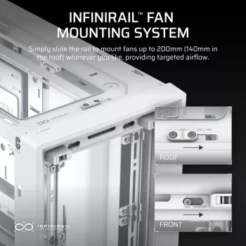 CORSAIR Mid-tower - Geh Midi Frame 4000d Valge