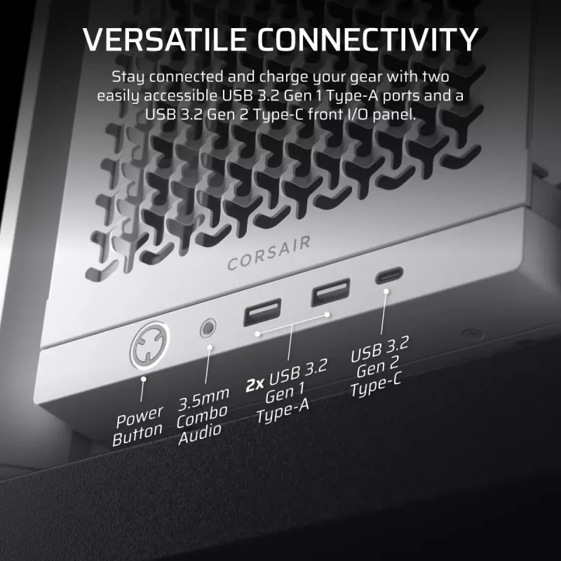 CORSAIR Mid-tower - Geh Midi Frame 4000d Valge