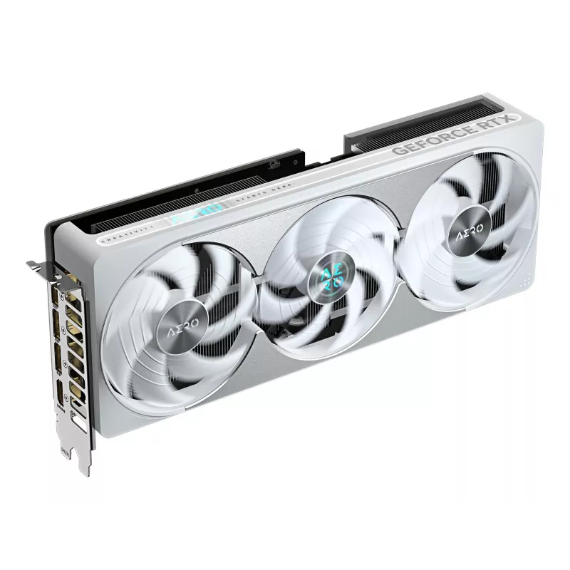 GIGABYTE GeForce RTX 5080 AERO OC SFF 16G graafikakaart - 16GB GDDR7, 256bit, PCI-E 5.0, 2730MHz tuumsagedus, 3 x DisplayPort, 1 x HDMI, GV-N5080AERO OC-16GD