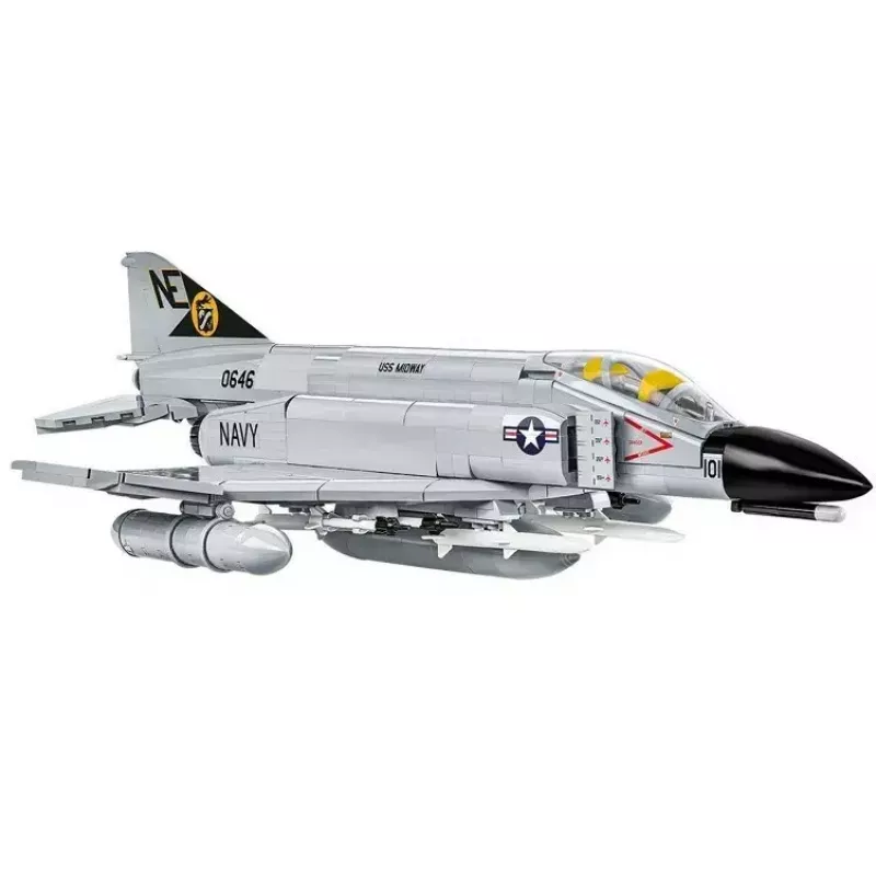 Cobi Blocks Armed Force F-4 Phantom II mudel 703 osast koosnev ehituskomplekt