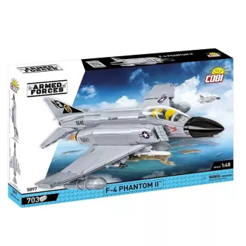 Cobi Blocks Armed Force F-4 Phantom II mudel 703 osast koosnev ehituskomplekt