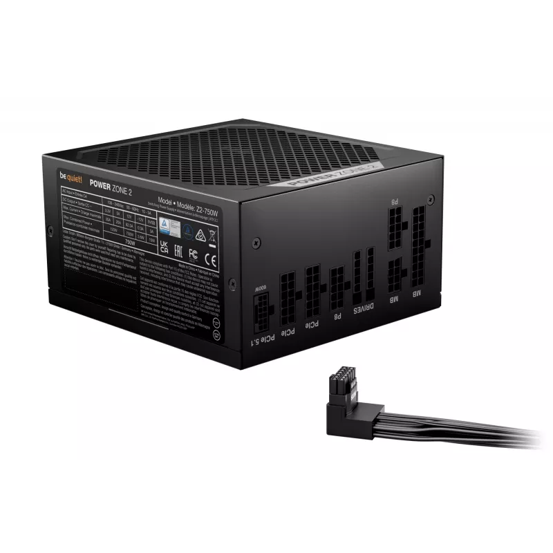 be quiet! POWER ZONE 2 750W toiteplokk 20+4 pin ATX ATX Must
